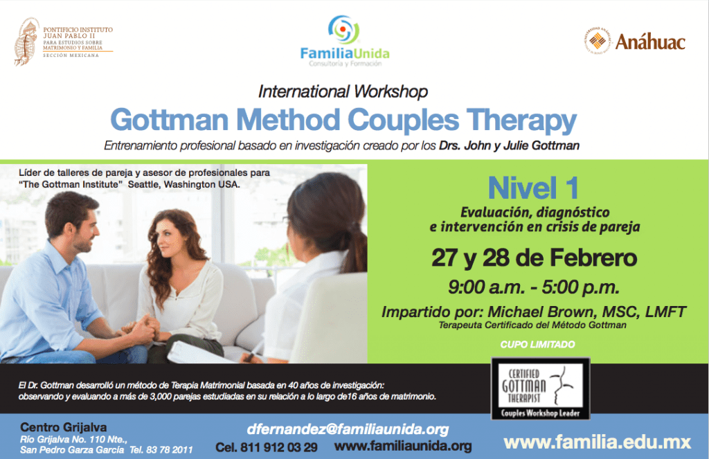 Gottman Method Couples Therapy